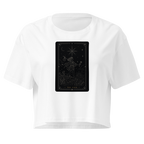 The Fool Tarot Crop Top - White