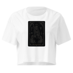 The Magician Tarot Crop Top - White