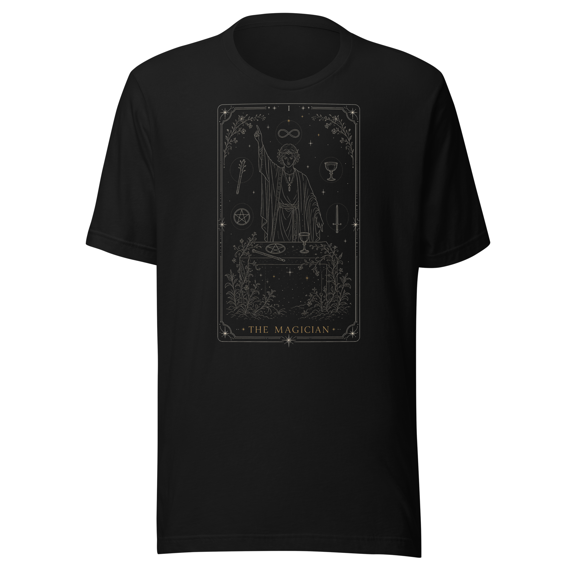 The Magician Tarot Tee - Black