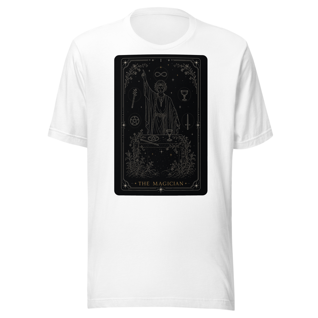 The Magician Tarot Tee - White