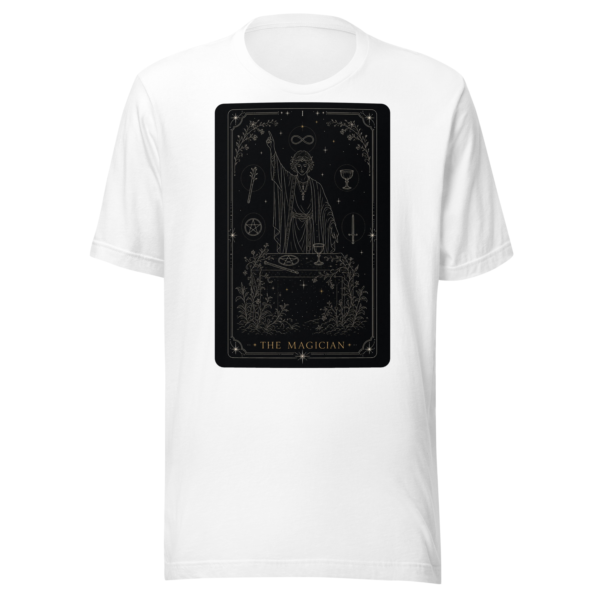 The Magician Tarot Tee - White