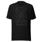 The High Priestess Tarot Tee - Black