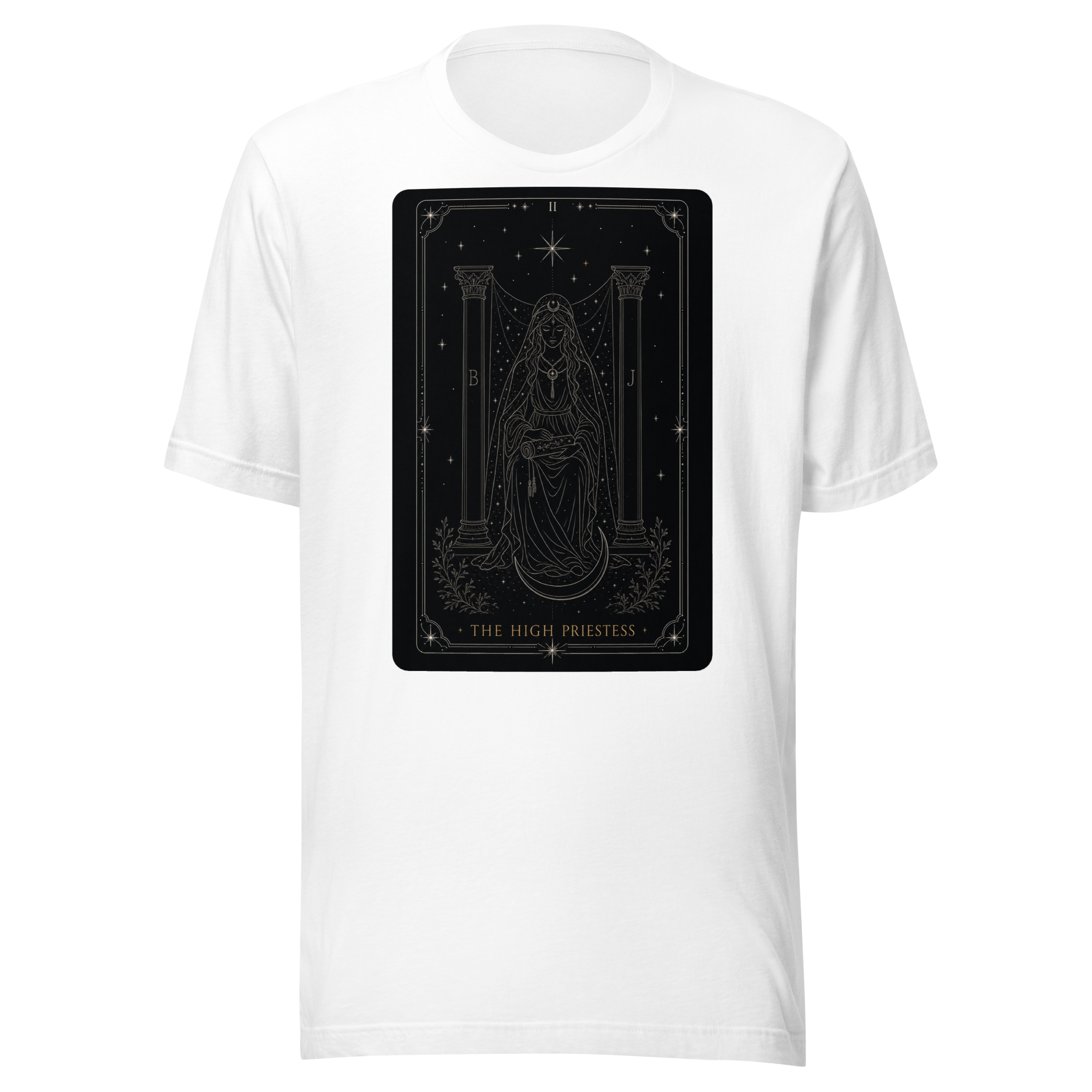 The High Priestess Tarot Tee - White