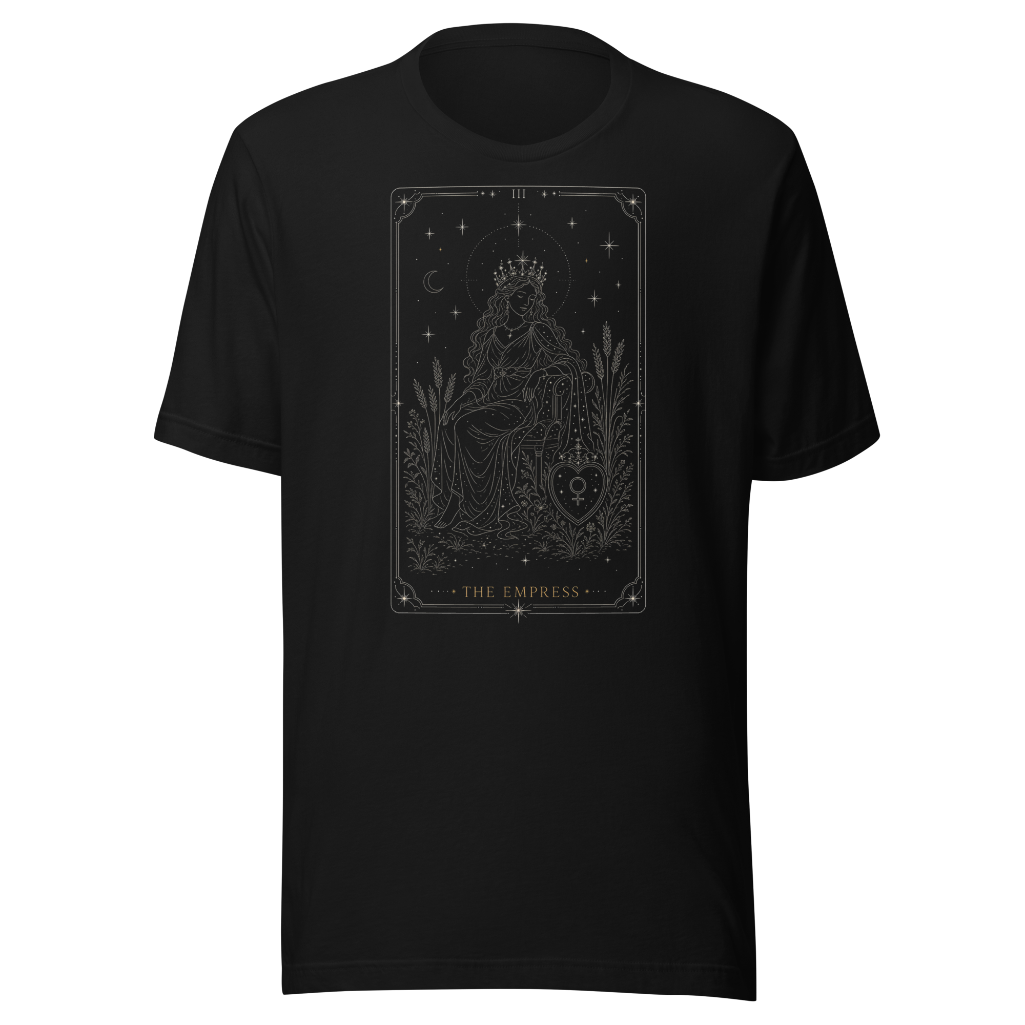The Empress Tarot Tee - Black