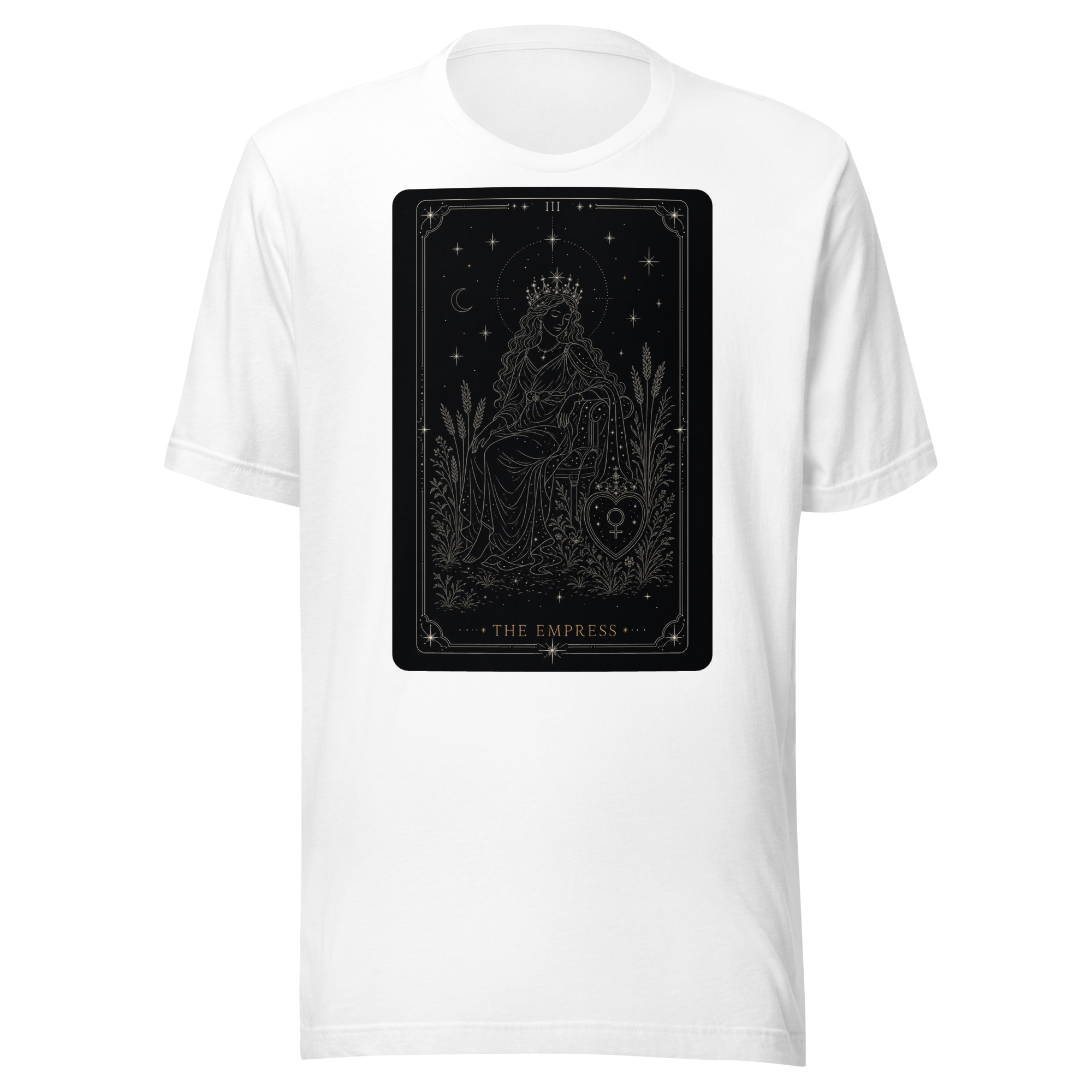 The Empress Tarot Tee - White