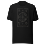 Wheel of Fortune Tarot Tee - Black