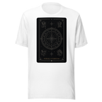 Wheel of Fortune Tarot Tee - White