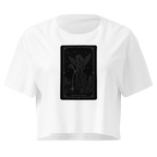 Temperance Tarot Crop Top - White