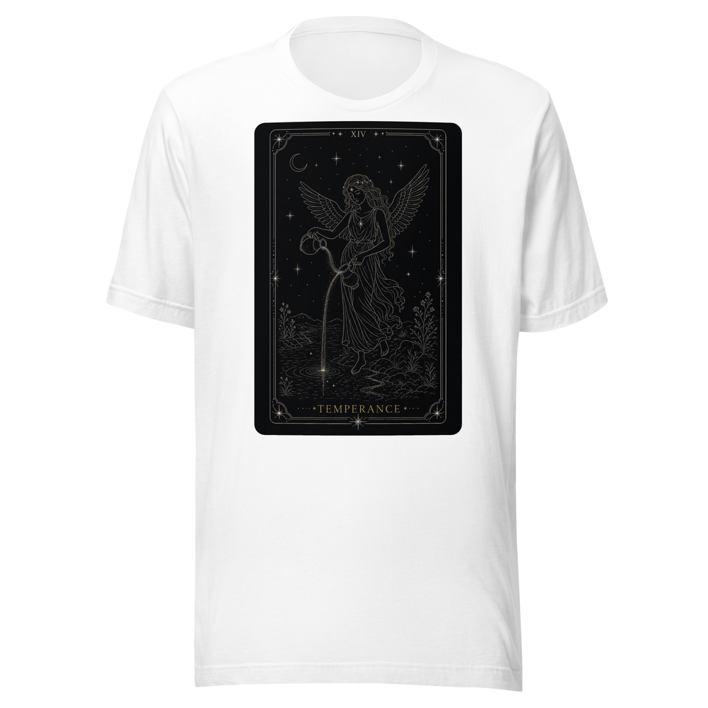 Temperance Tarot Tee - White