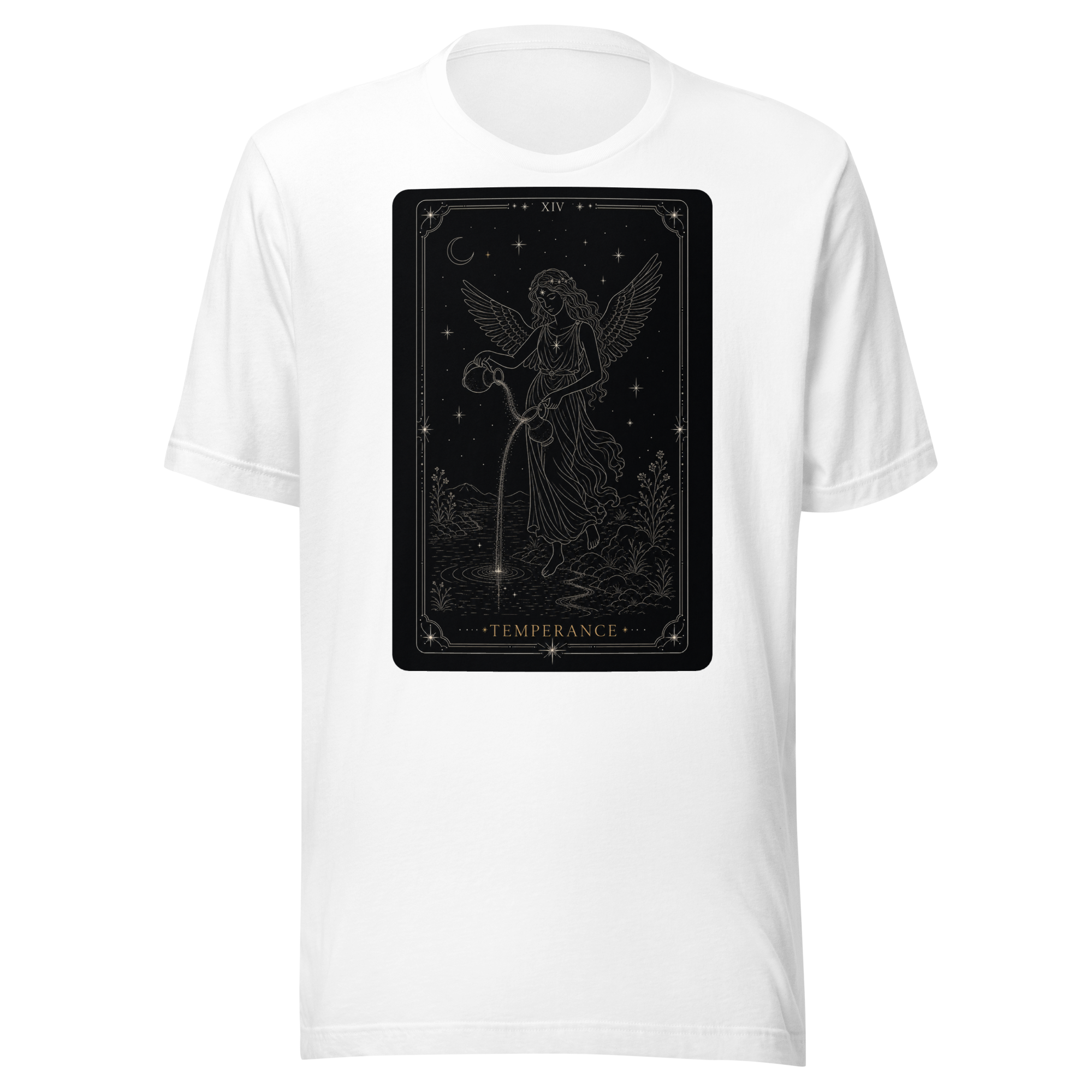 Temperance Tarot Tee - White