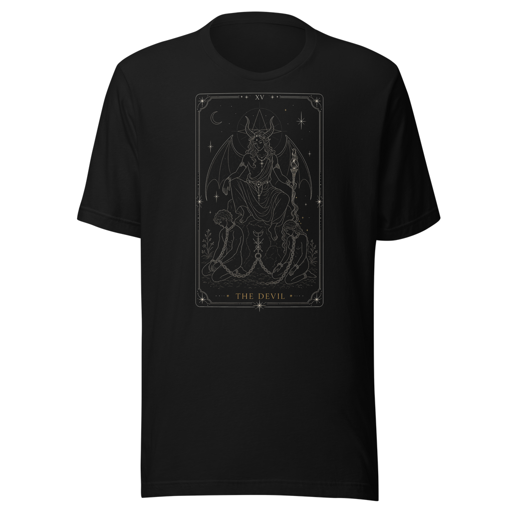 The Devil Tarot Tee - Black