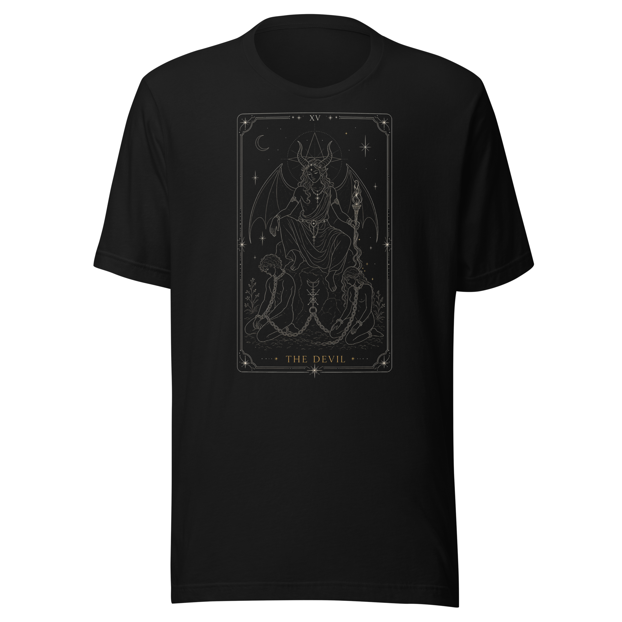 The Devil Tarot Tee - Black