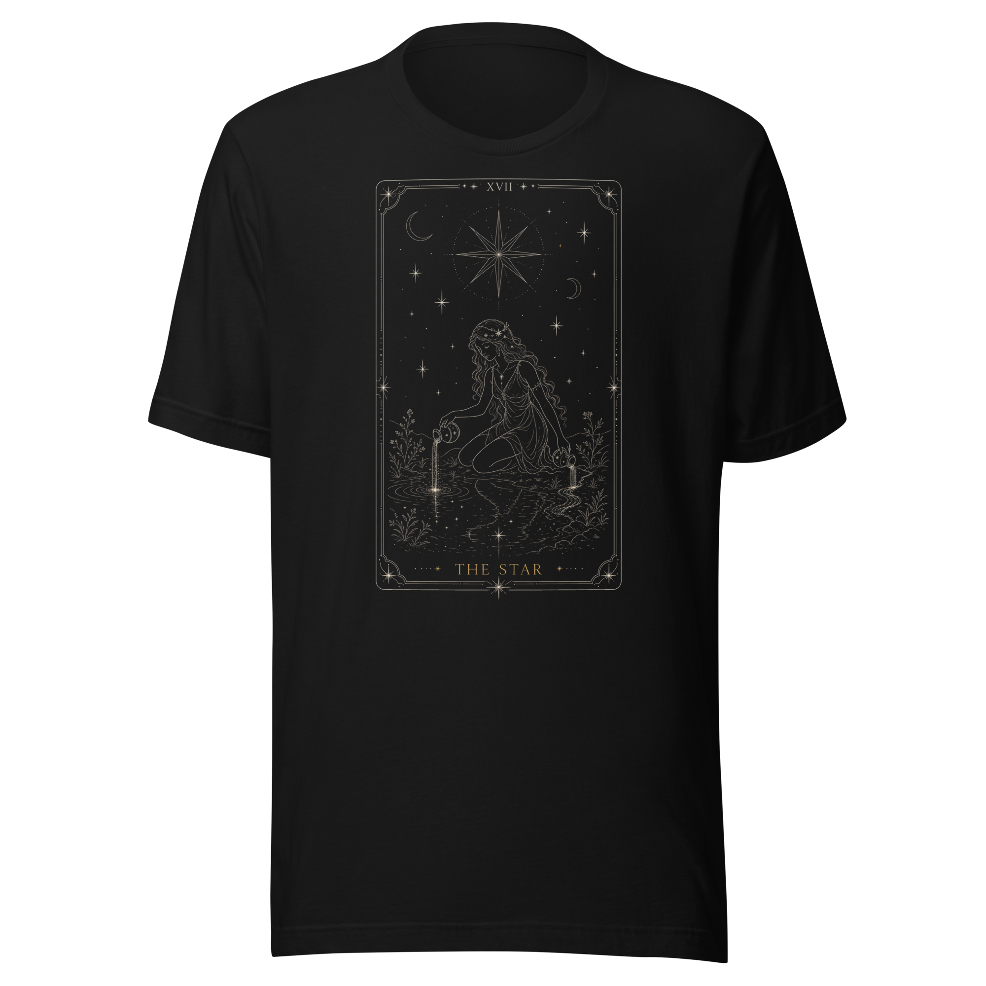 The Star Tarot Tee - Black
