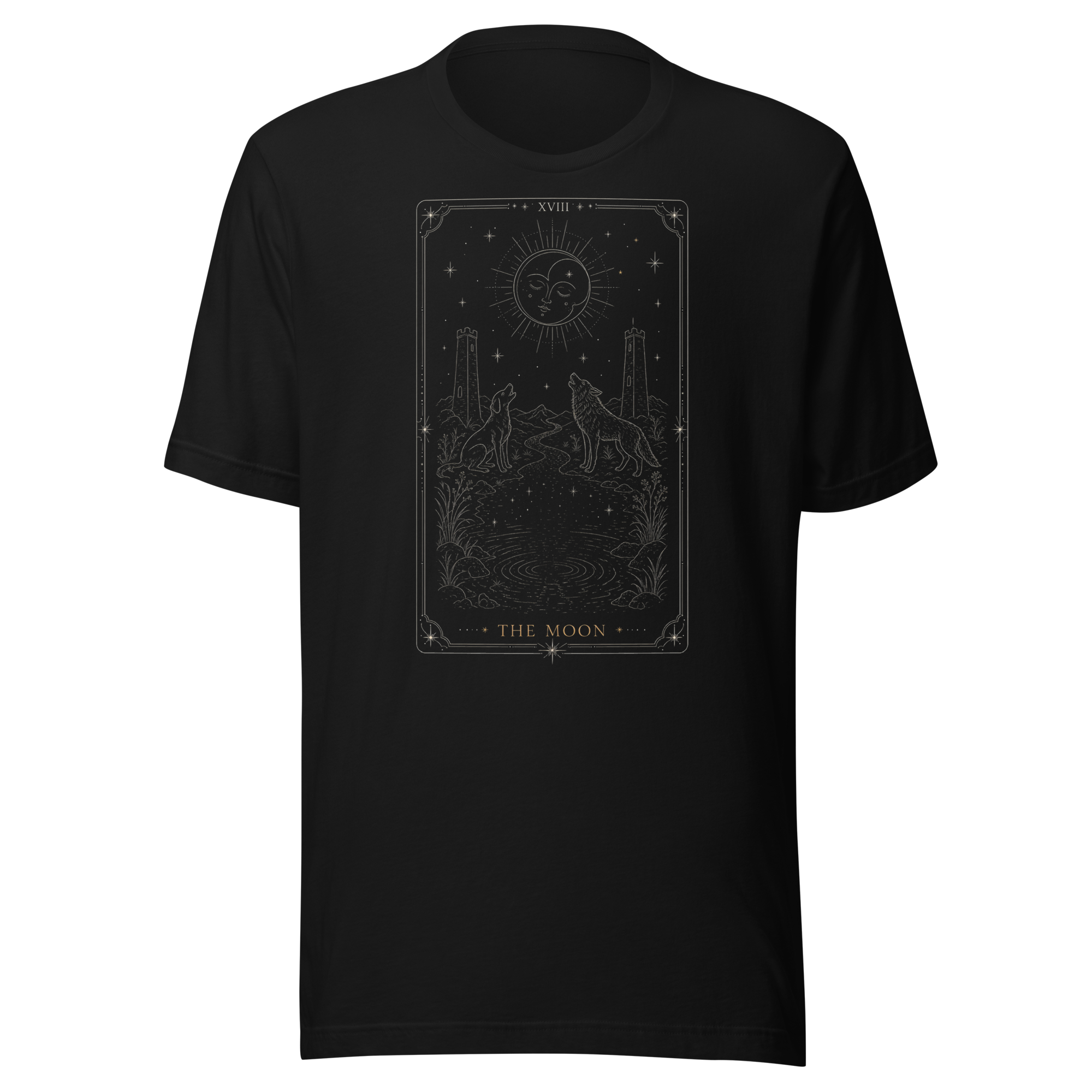 The Moon Tarot Tee - Black