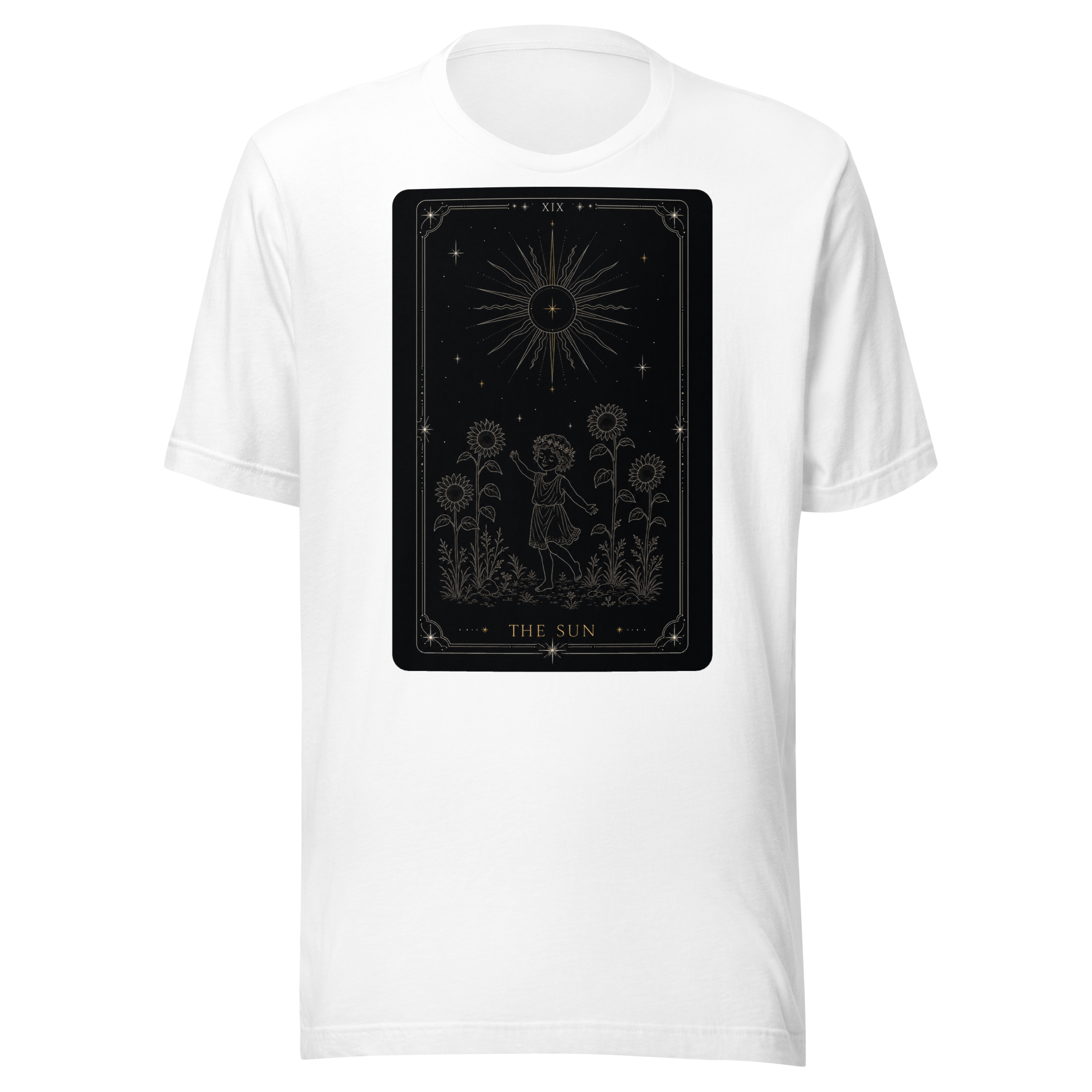 The Sun Tarot Tee - White