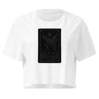 Judgement Tarot Crop Top - White
