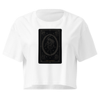 The World Tarot Crop Top - White