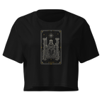 Justice Tarot Crop Top - Black
