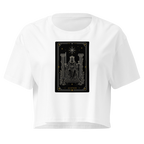 Justice Tarot Crop Top - White