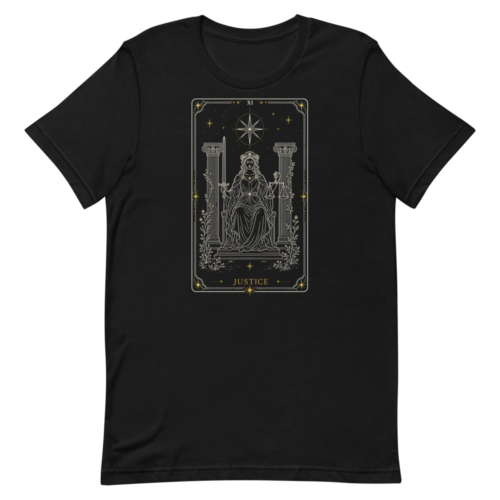 Justice Tarot Tee - Justice