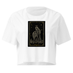Strength Tarot Crop Top - White