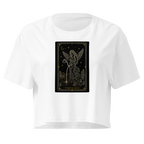 Temperance Tarot Crop Top - White