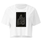 The Empress Tarot Crop Top - White