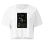 The Fool Tarot Crop Top - White