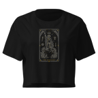 The Magician Tarot Crop Top - Black