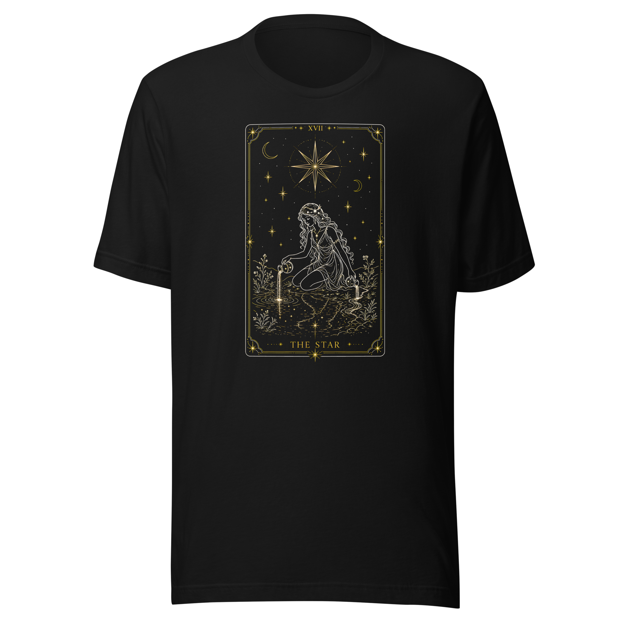 The Star Tarot Tee - Black