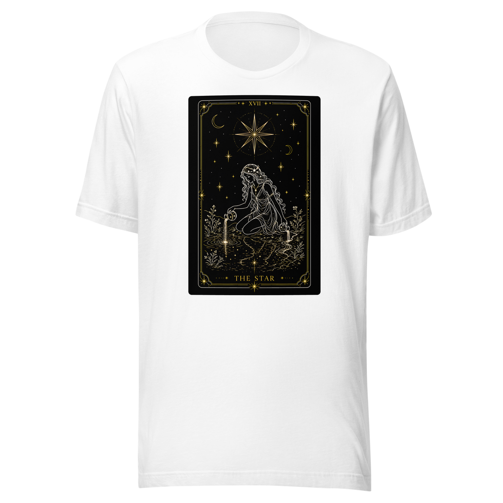 The Star Tarot Tee - White