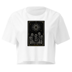 The Sun Tarot Crop Top - White