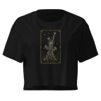 The Tower Tarot Crop Top - Black