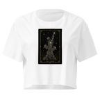 The Tower Tarot Crop Top - White