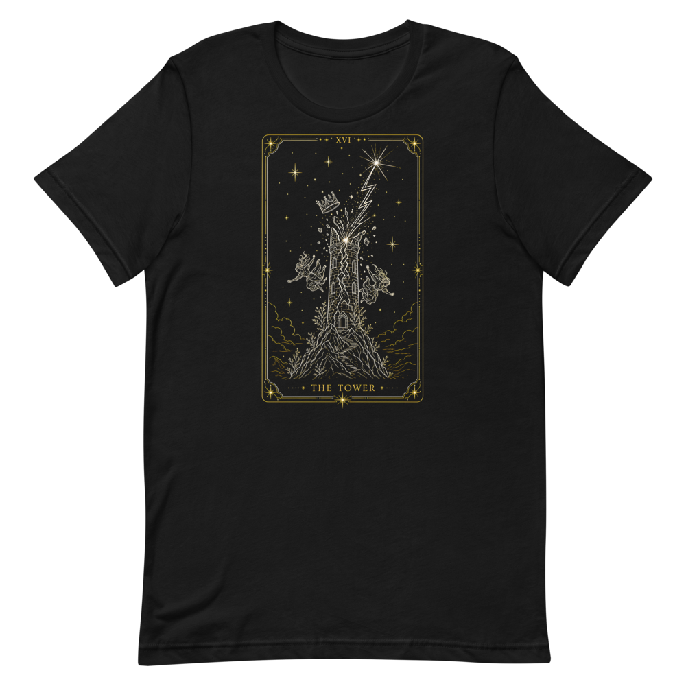 The Tower Tarot Tee - The Tower
