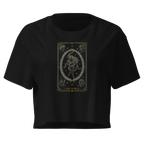 The World Tarot Crop Top - Black