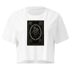 The World Tarot Crop Top - White