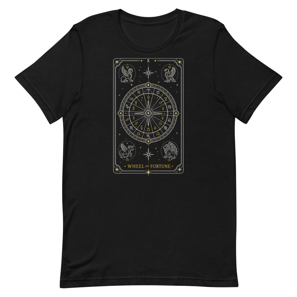 Wheel of Fortune Tarot Tee - Wheel of Fortune