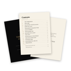 The Book of You, real interior pages including the full contents of the manuscript, from a sample chart