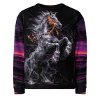 The Reins Burned First Sweatshirt - Black front