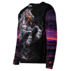 The Reins Burned First Sweatshirt - Black left front