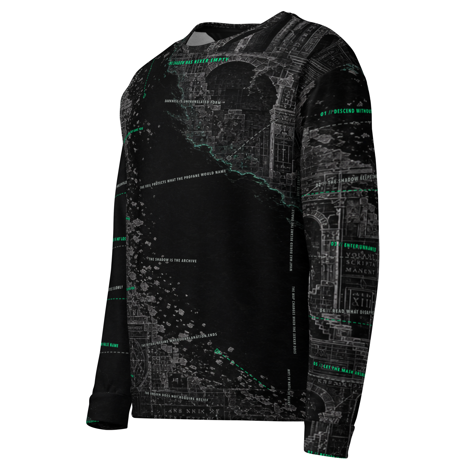 The Second Dark Sweatshirt - Black left front