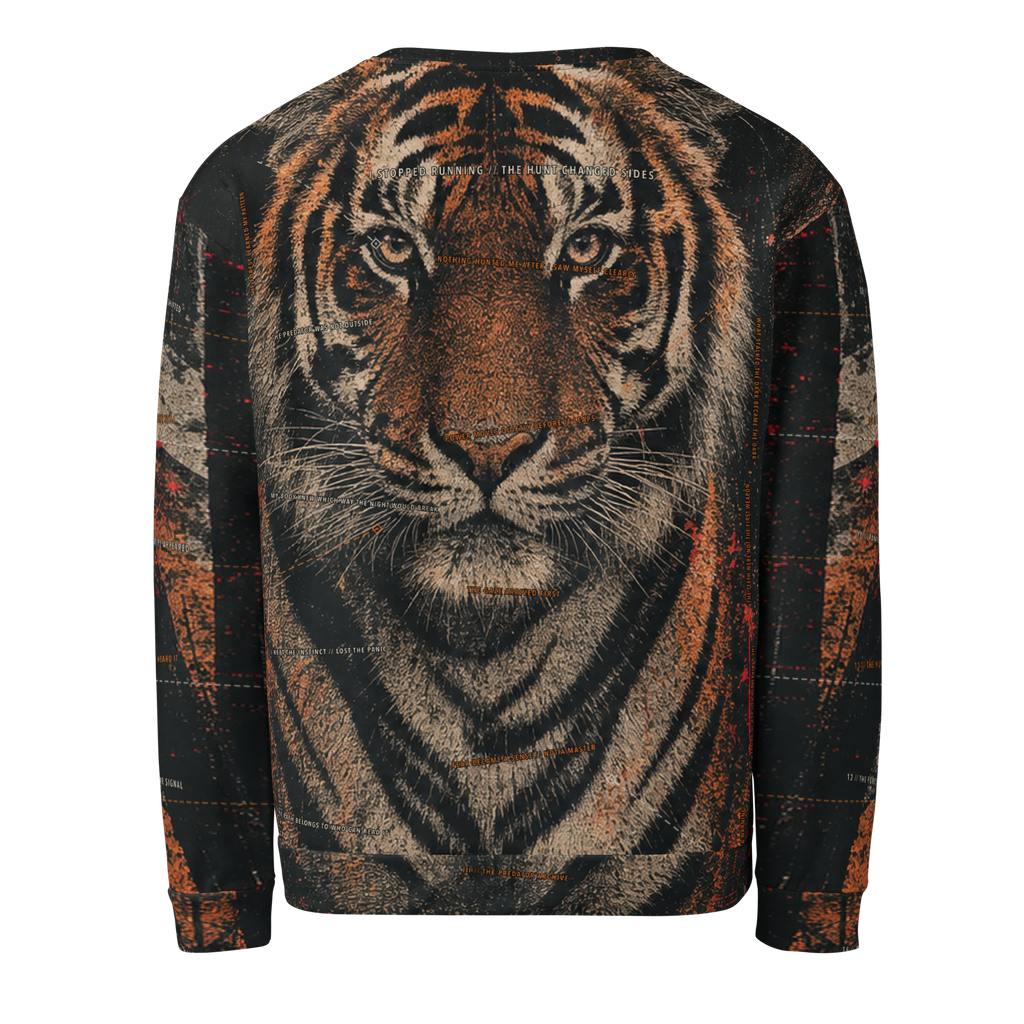 The Stripes Were a Warning Sweatshirt - Black back