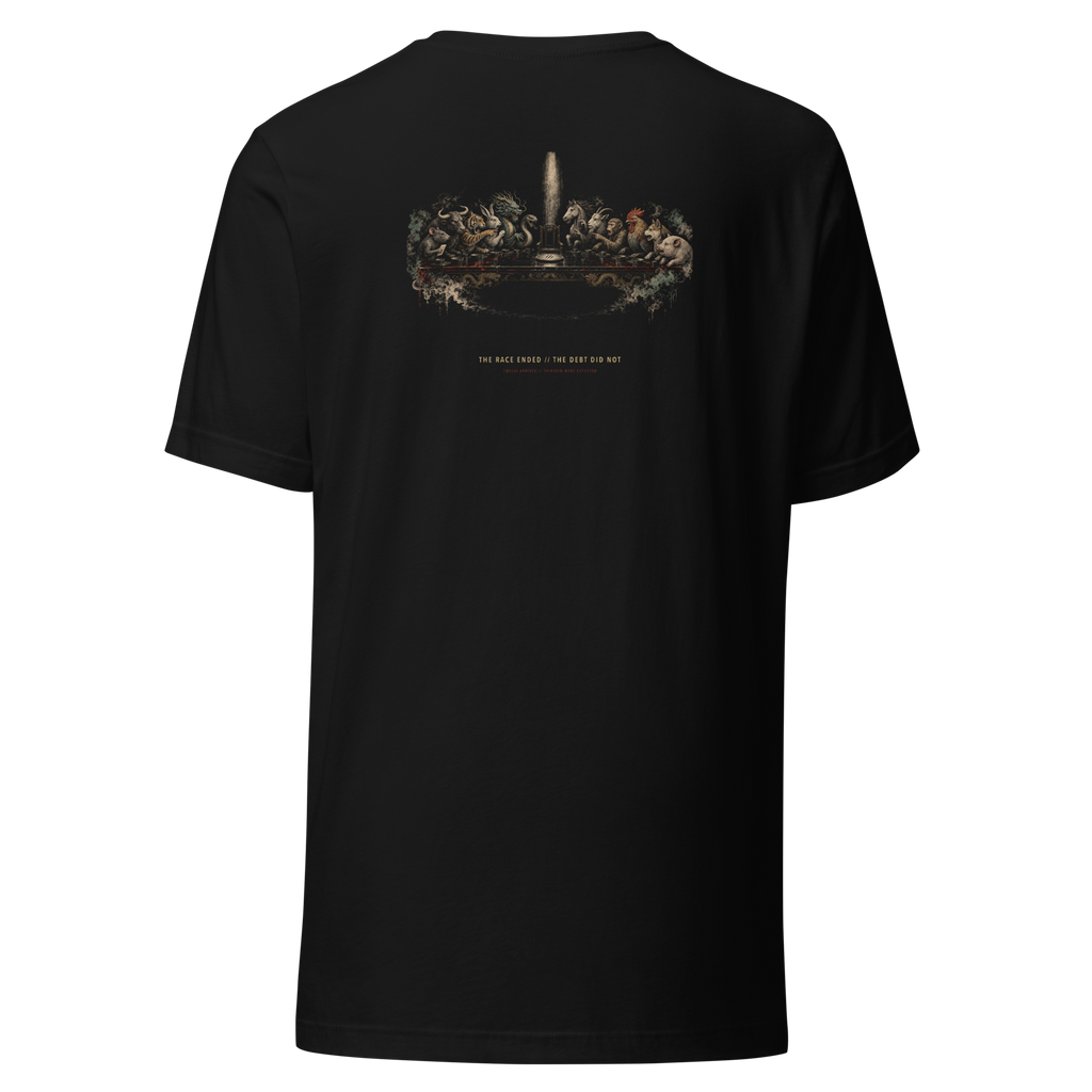 The Thirteenth Seat - Black tee back
