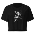 Gravity Study Crop Top - Black front