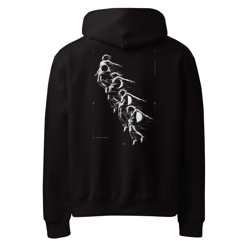 Phase Shift Hoodie - Black back large