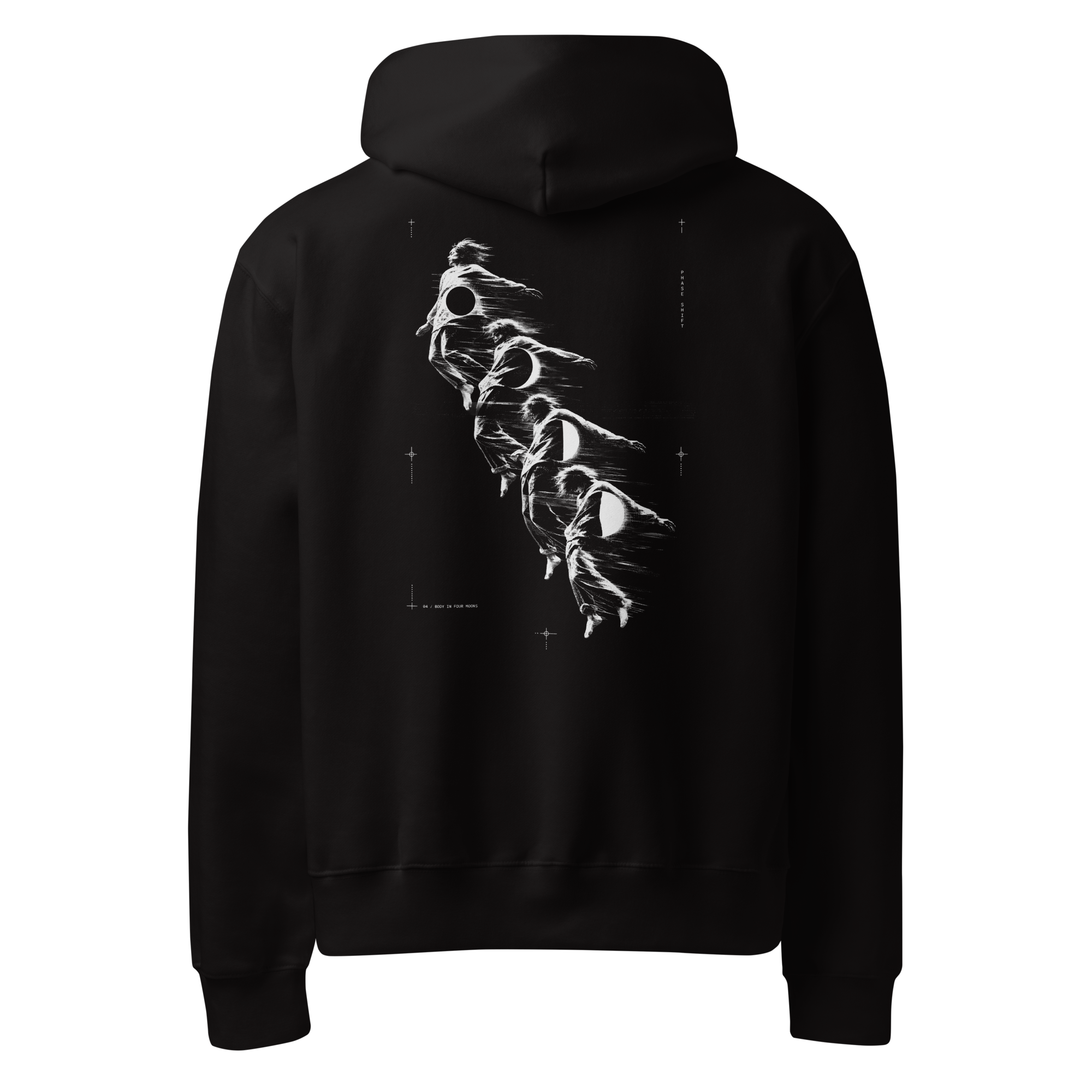 Phase Shift Hoodie - Black back large