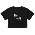 Tidal Form Crop Top - Black front
