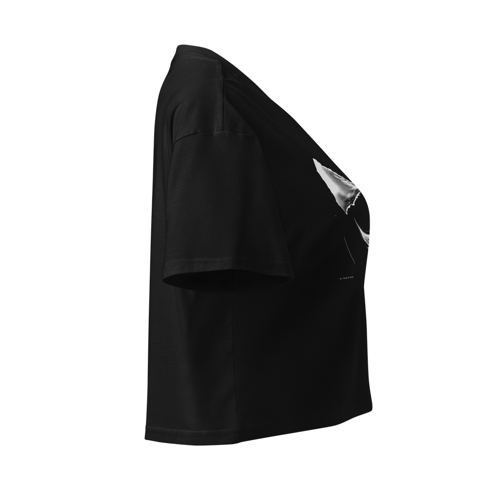 Tidal Form Crop Top - Black right