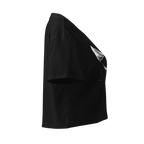 Tidal Form Crop Top - Black right